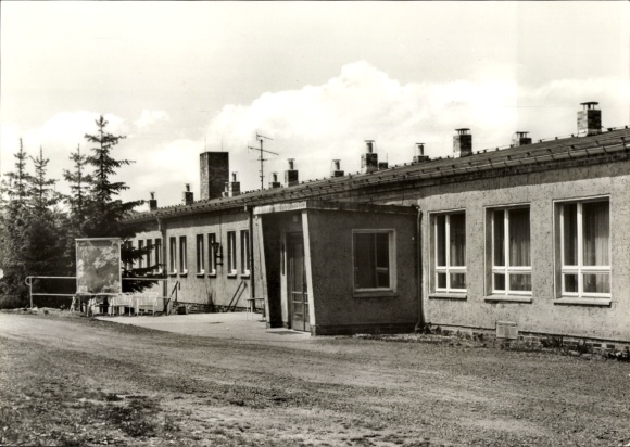 Postcard Meura in Thuringia, children's holiday camp of the VEB steelworks and rolling mills Gröditz