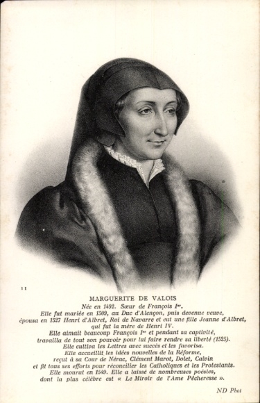 Picture Margaret of Valois, Queen of Navarre and France, portrait