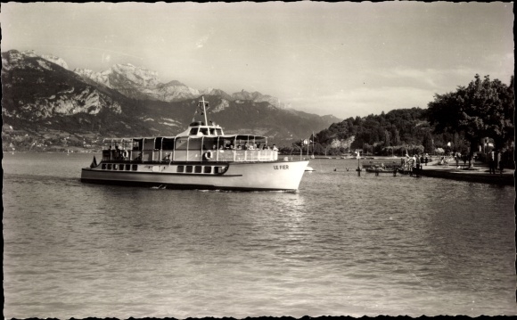 Postcard Annecy Haute Savoie, Le Fier, La Tournette