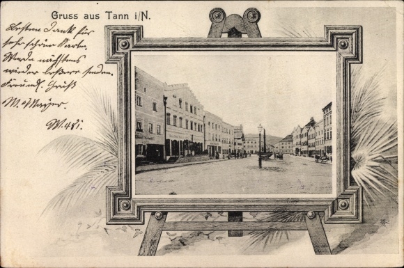 Passepartout PC Tann in Lower Bavaria, market place