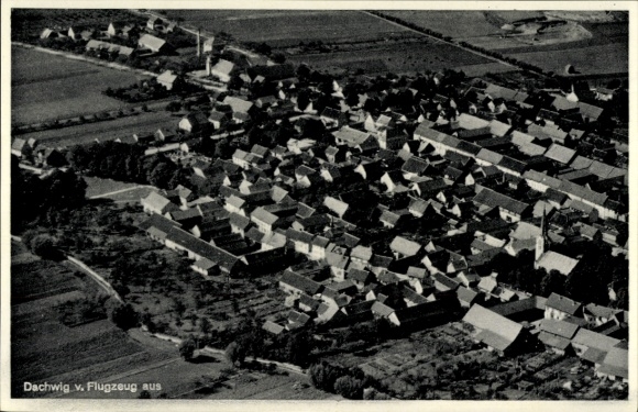 Ak Dachwig in Thüringen, luchtfoto