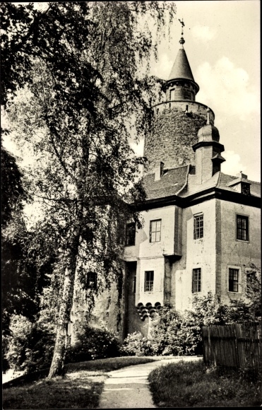 Postcard Posterstein in Altenburger Land, Posterstein Castle