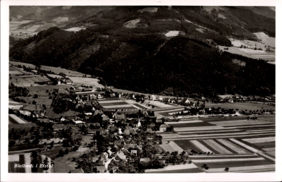 Postcard Elztal in the Odenwald, aerial photograph