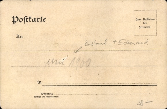Postcard Berlin Treptow Adlershof, Church, Metzgersstraße, Train Station, 24 Community School,