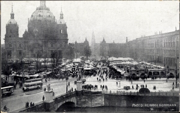 PC Berlin Mitte, Lustgarten, Cathedral, Christmas Market 1934