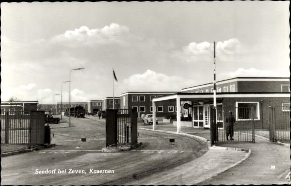 PC Seedorf near Zeven in Lower Saxony, barracks, entrance