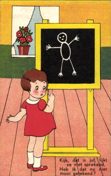 Artysta KP Spójrz, to jest nauczycielka, nie wygląda zbyt ładnie, humor