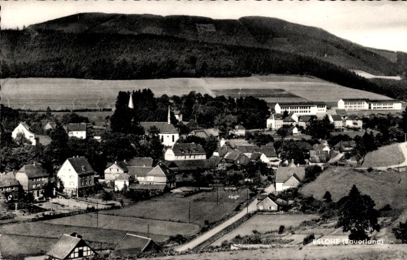 Postcard Eslohe in Sauerland, Panorama