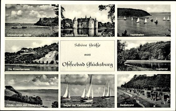 10 old PCs Glücksburg, various views