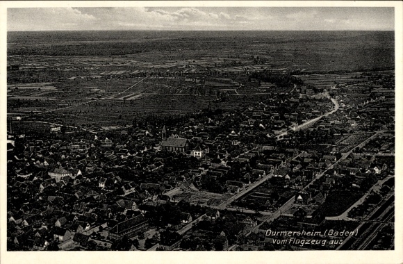 KP Durmersheim w Baden, zdjęcie lotnicze