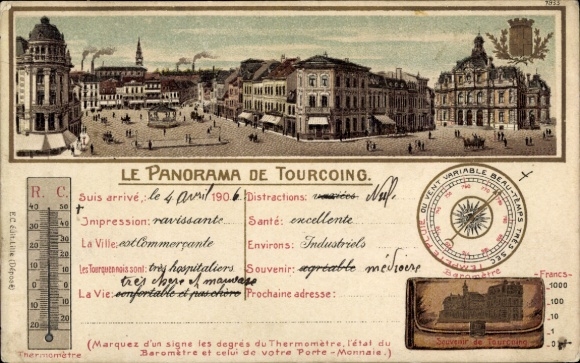 lito Tourcoing Nord, panorama, termometr