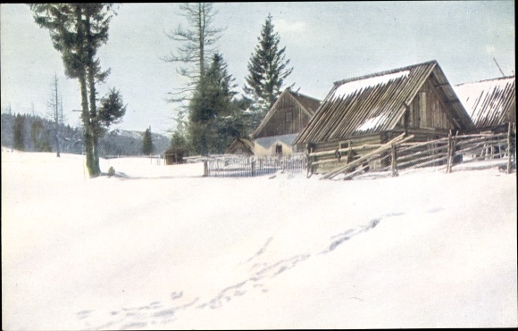 Postcard Mönichkirchen in Niederösterreich, Mönichkirchner Schwaig, Winter