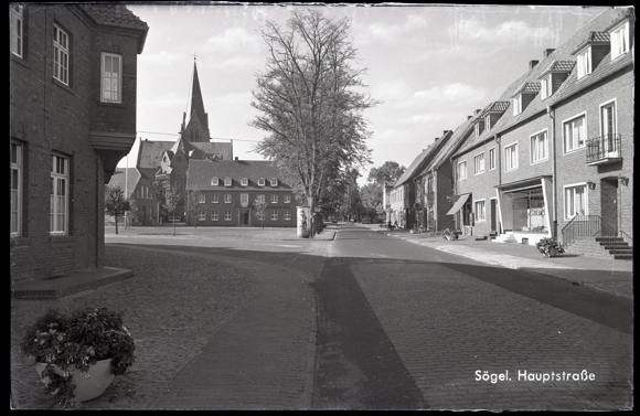 7 Glas Negative Sögel im Emsland, Mühle, Gesamtansicht, diverse Ansichten