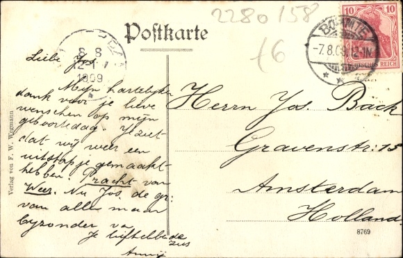 Postcard Bad Essen in Lower Saxony, Essner mountains