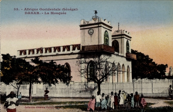 Ak Dakar Senegal, Moschee in  Senegal, farbige , Sammlung Generate Part