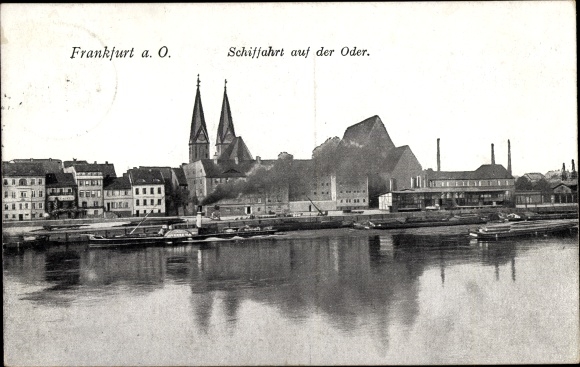 KP Frankfurt nad Odrą, żegluga na Odrze, miasto