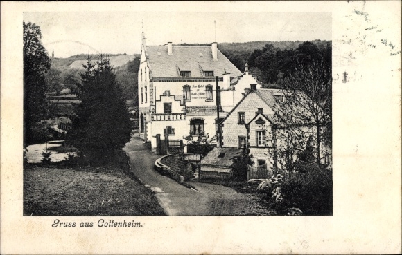 Ak Kottenheim in de Eifel, gezicht op een herberg