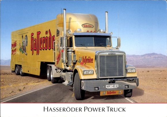 Ak Reklame, Hasseröder Power Truck, Brauerei, LKW