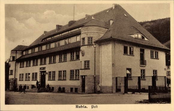 Ak Ruhla in Thüringen, Post