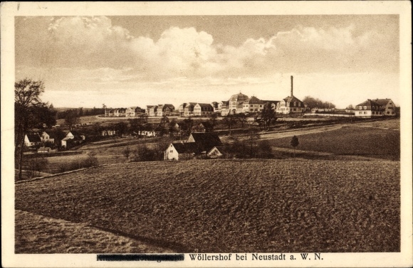 Ak Neustadt an der Waldnaab im Oberpfälzer Wald, Kindererholungsheim Wöllershof, Gesamtansicht