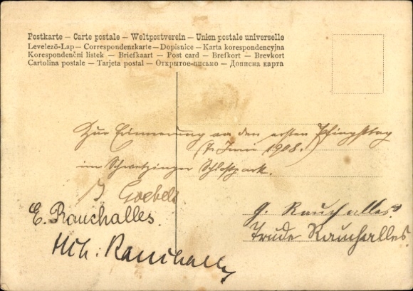 Artist Postcard Schwetzingen Baden Württemberg, Apollo Temple