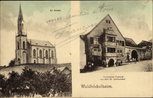 KP Waldboeckelheim nad Nahe, Ev. Kościół, punkt handlowy Kurmainzer