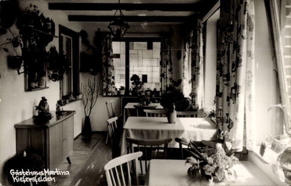 Photo Postcard Kiefersfelden Upper Bavaria, Guesthouse Martina, interior view