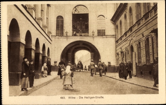 KP Wilno Wilna Litwa, działka przy ulicy Świętej