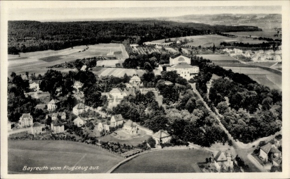 Ak Bayreuth in Opper-Franken, luchtfoto