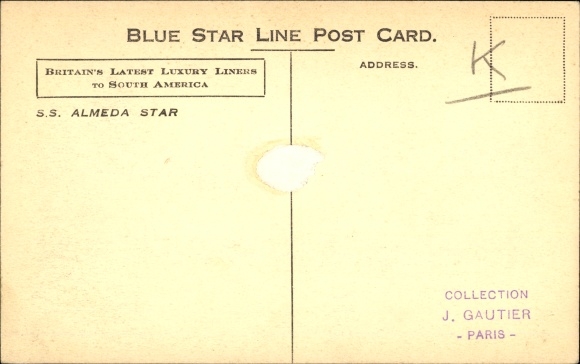 Ak-stoomboot Almeda Star, Blue Star Line