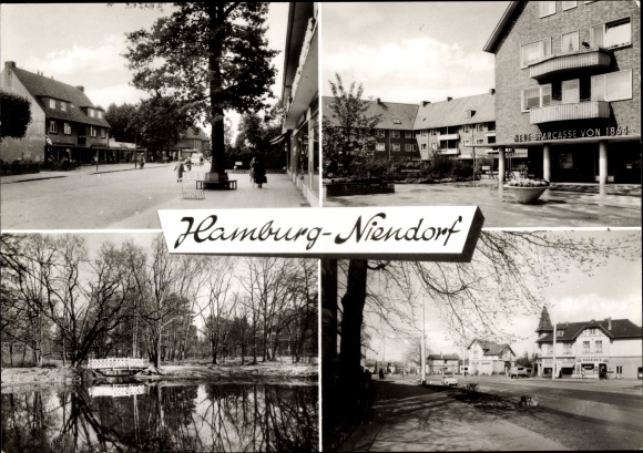 PC Hamburg Eimsbüttel Niendorf, savings bank, town views