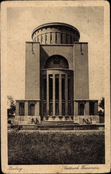 Ansichtkaart Hamburg Noord Winterhude, stadspark, watertoren