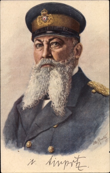 Artist PC Renatus, Otto, Grand Admiral Alfred von Tirpitz, successor of Hollmann