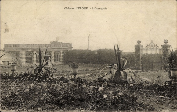 CPA Épône Yvelines, Château, Orangery