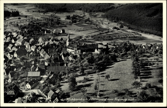 PC Kirchbrombach Brombachtal Odenwald, aerial photo