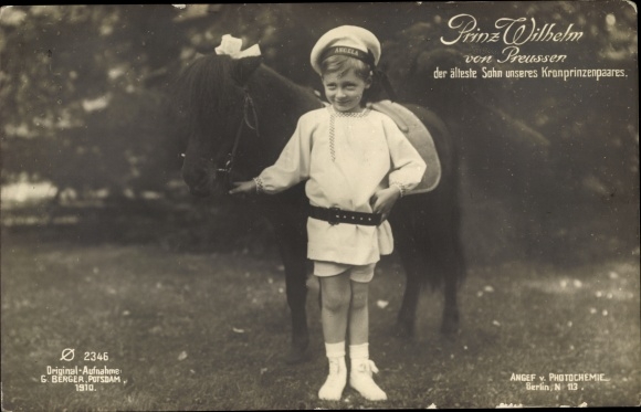 Postcard Prince Wilhelm of Prussia, The eldest son of our crown prince couple, PH 2346