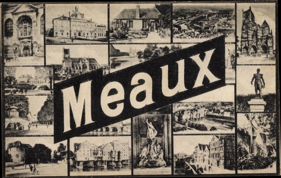 KP Meaux Seine-et-Marne, Eglise, Monument, Hotel de ville
