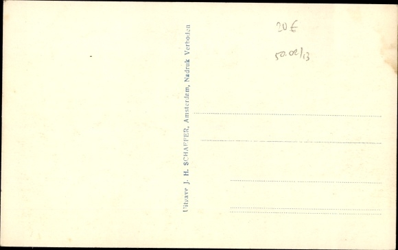 Postcard Borculo Gelderland, storm disaster 10 August 1925, Bagendijk