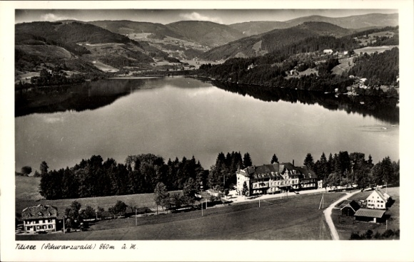 Ak Titisee Neustadt im Breisgau Hochschwarzwald, Hotel  wunderschöne Seelage, Hochschwarzwald, Be