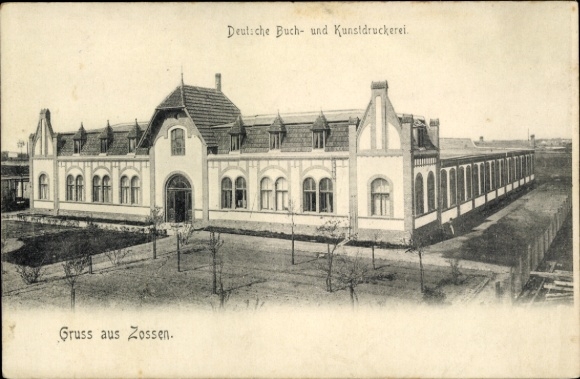 Postcard Zossen in Brandenburg, German Book and Art Print Shop