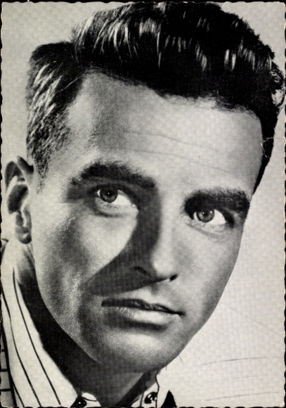 Ak Schauspieler Montgomery Clift, Portrait