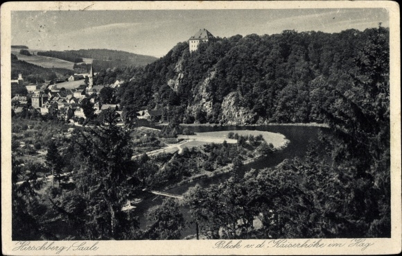 PC Hirschberg an der Saale, view from the Kaiserhöhe im Hag