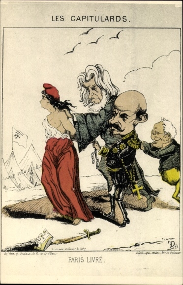Künstler Ak Les Capitulards, Paris geliefert, Musee de Saint Denis, Ausstellung 1935