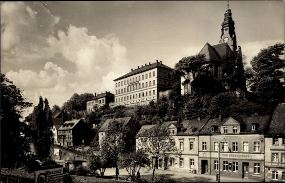 Ak Adorf im Vogtland, Teilansicht