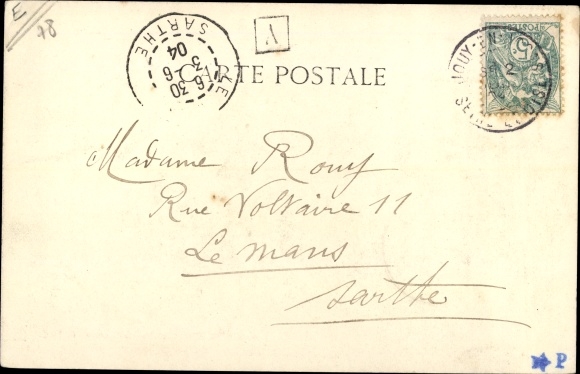 Postcard Jouy en Josas Yvelines, The Circle