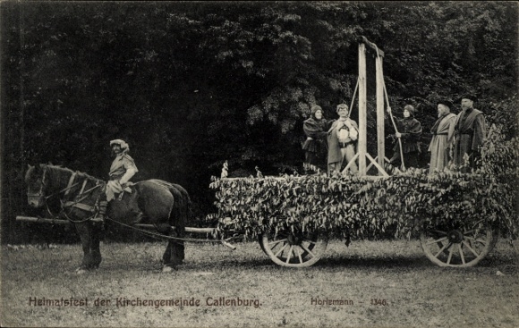 Postcard Katlenburg Lindau in Lower Saxony, local festival of the parish