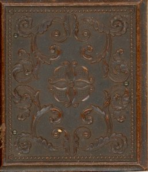 Daguerreotype Photo portrait Gold Frame Antique Velvet, Baby
