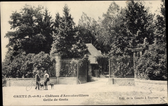 KP Gretz Armainvilliers Seine et Marne, Chateau d'Armainvilliers, Grille de Gretz