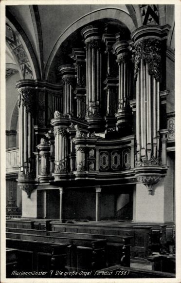 KP Marienmünster w Westfalii, Duże organy