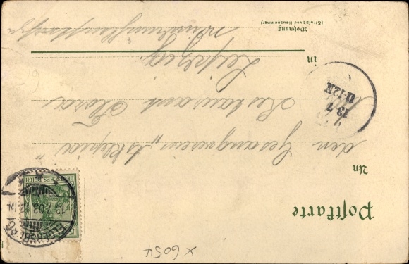 Chromo-Litho Gehlberg in Thuringia, Schmücke, Schneekopfturm